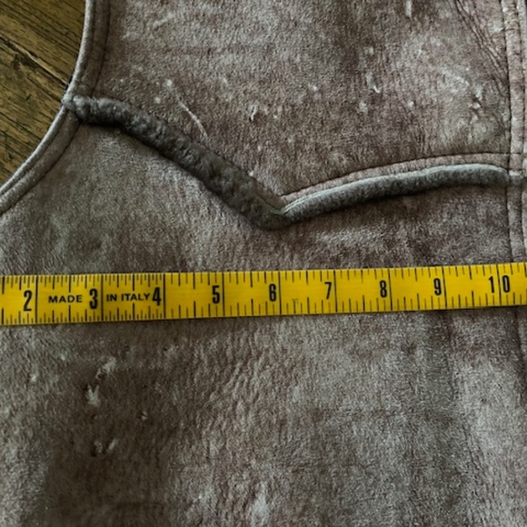 Men's / Women's / Unisex - Vintage New Zealand Sheepskin Wool Vest - Size 40 - Picture 8 of 16